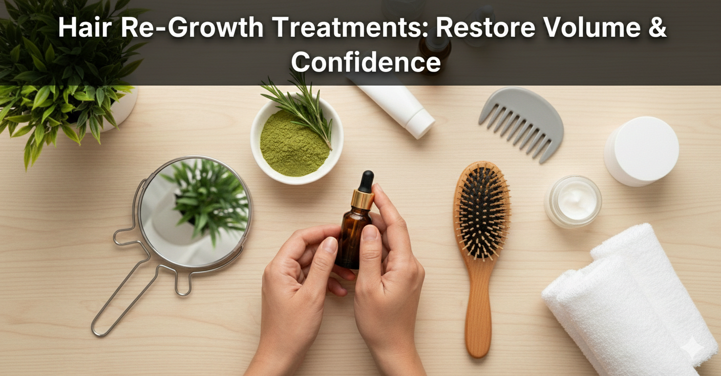 Hair Re-Growth Treatments: Restore Volume & Confidence